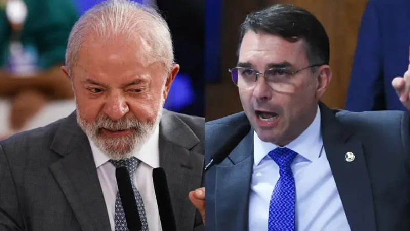 Lula e Flávio Bolsonaro empatam em 45% no 2º turno, diz Datafolha