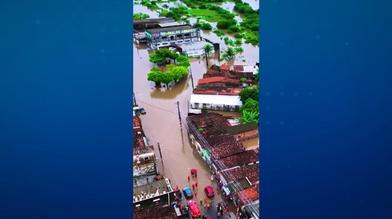 Paraíba decreta emergência em 31 cidades após fortes chuvas e mais de 37 mil afetados